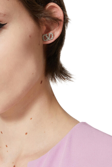  VLogo Signature Stud Earrings